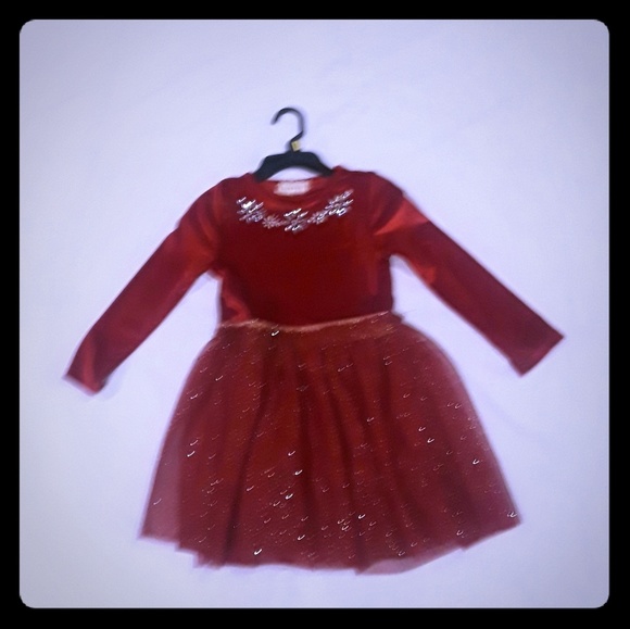 Girl's Red Dress - Picture 1 of 1